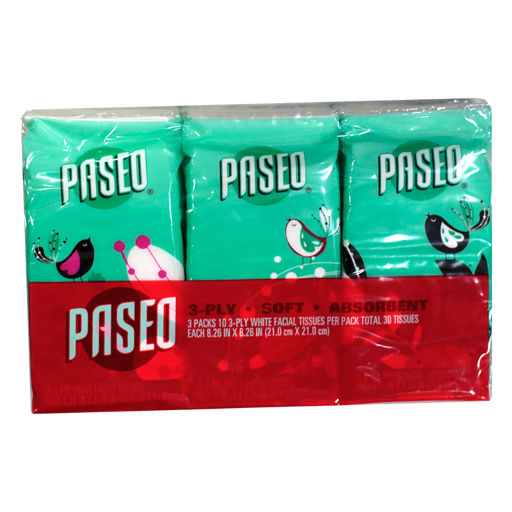 PASEO 3-PLY. SOFT.ABSORBENT
