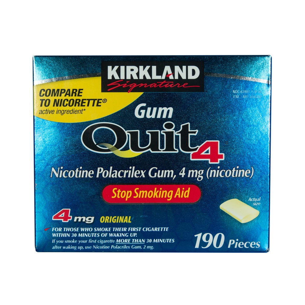 QUIT 4MG 10 CHICLE BLISTER