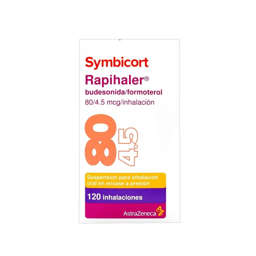 SYMBICORT 80/4.5MG 120 DOSIS
