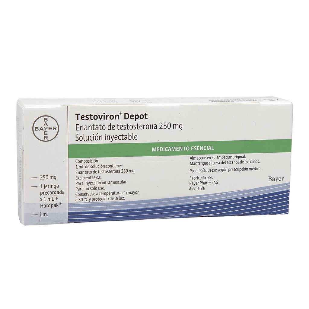 TESTOVIRON DEPOT 250MG 1 JERINGA BAYER