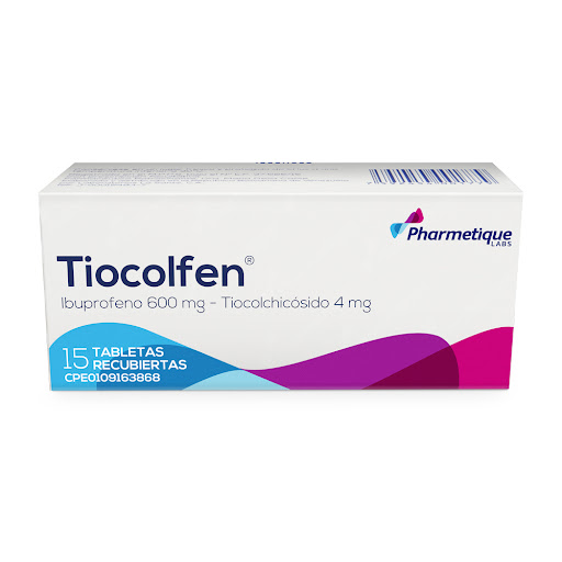 TIOCOLFEN 600MG-4MG 15TAB