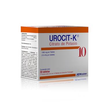 UROCIT-K 10MEQ x 28 TABLETAS LP