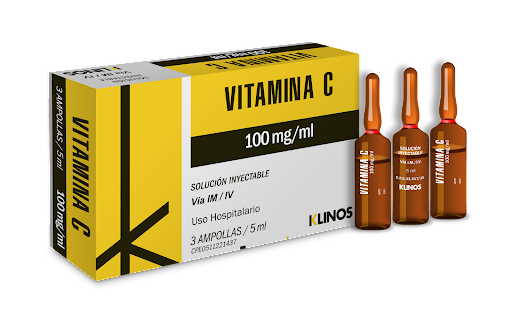 VITAMINA C 100MG/ML X 3 AMP. KLINOS