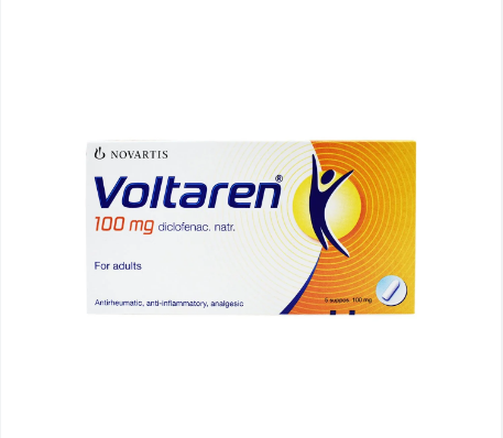VOLTAREN SUPOSITORIO 100mg x 5 SUPOSITORIOS