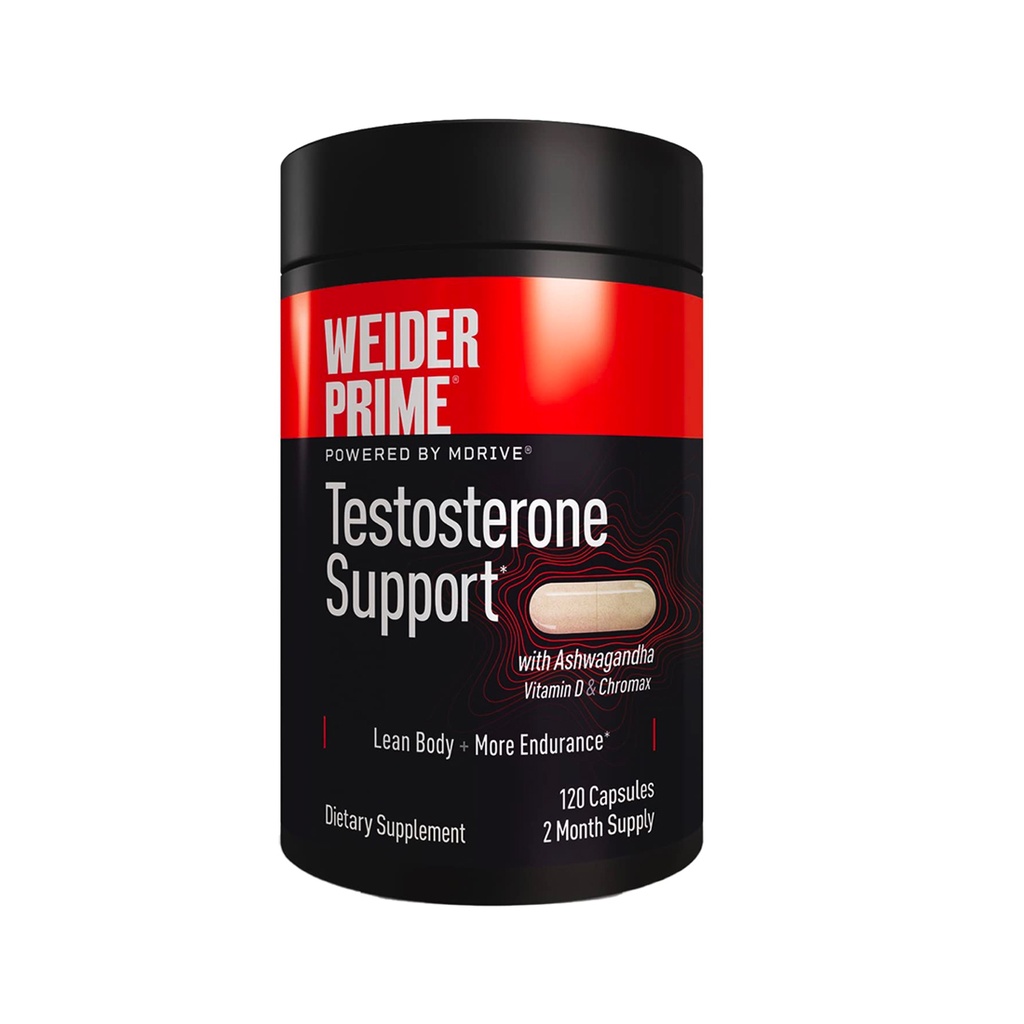 WEIDER PRIME TESTOSTERONE SUPPORT 120CAP