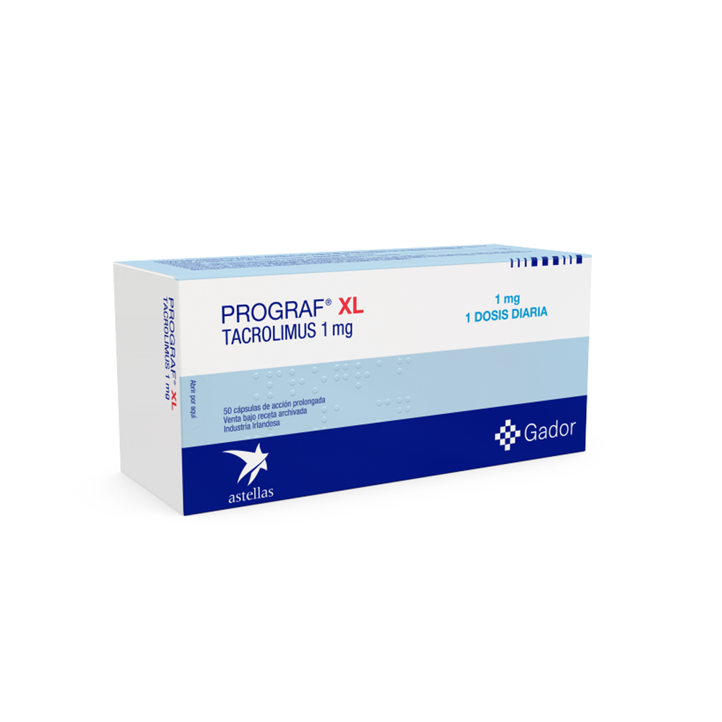 PROGRAF XL 1MG 50 CAP