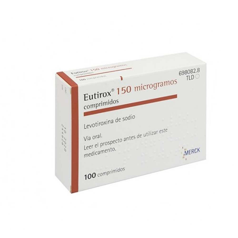EUTIROX 150mcg x 100 COMPRIMIDOS MERCK