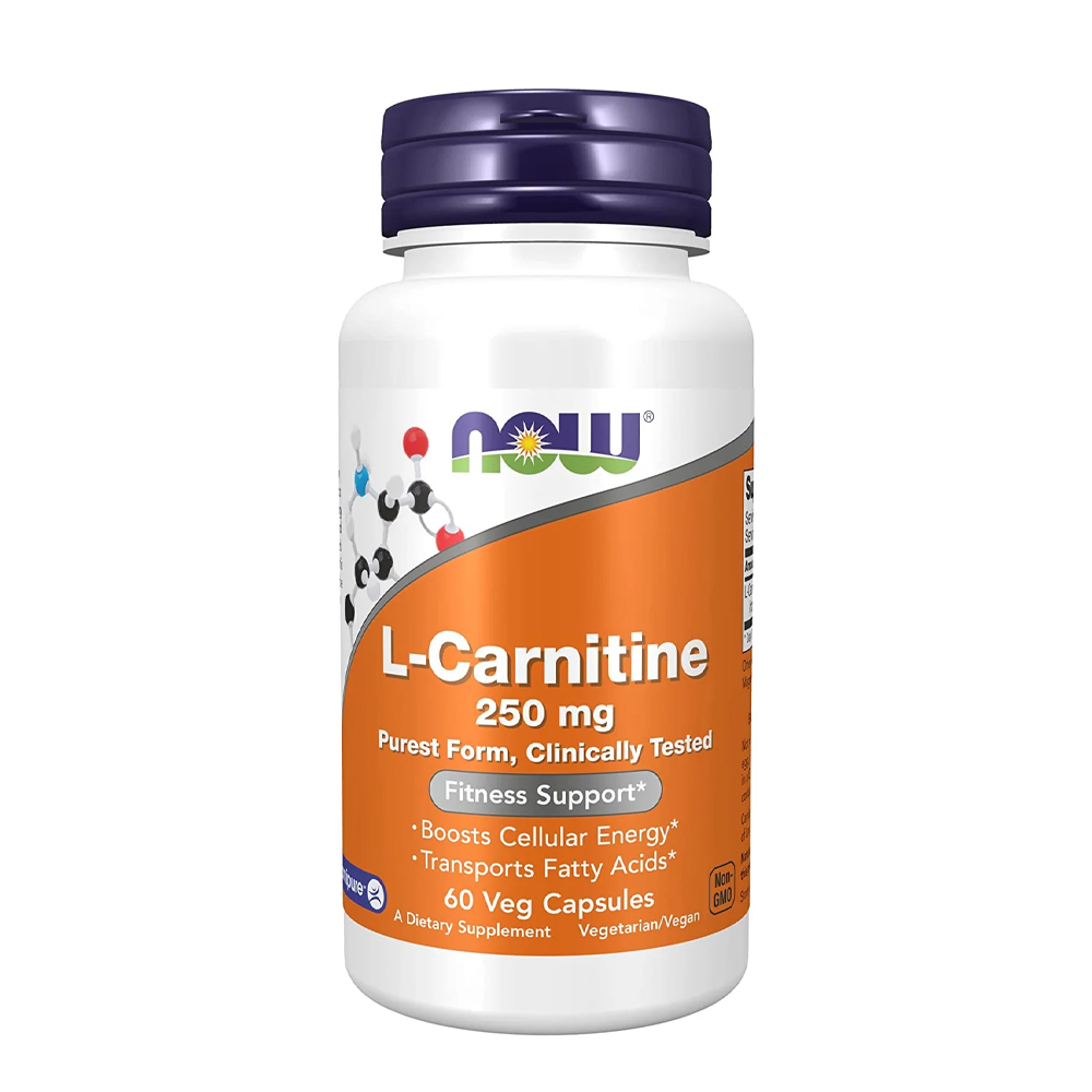 L-CARNITINE 250mg x 60 CÁPSULAS NOW