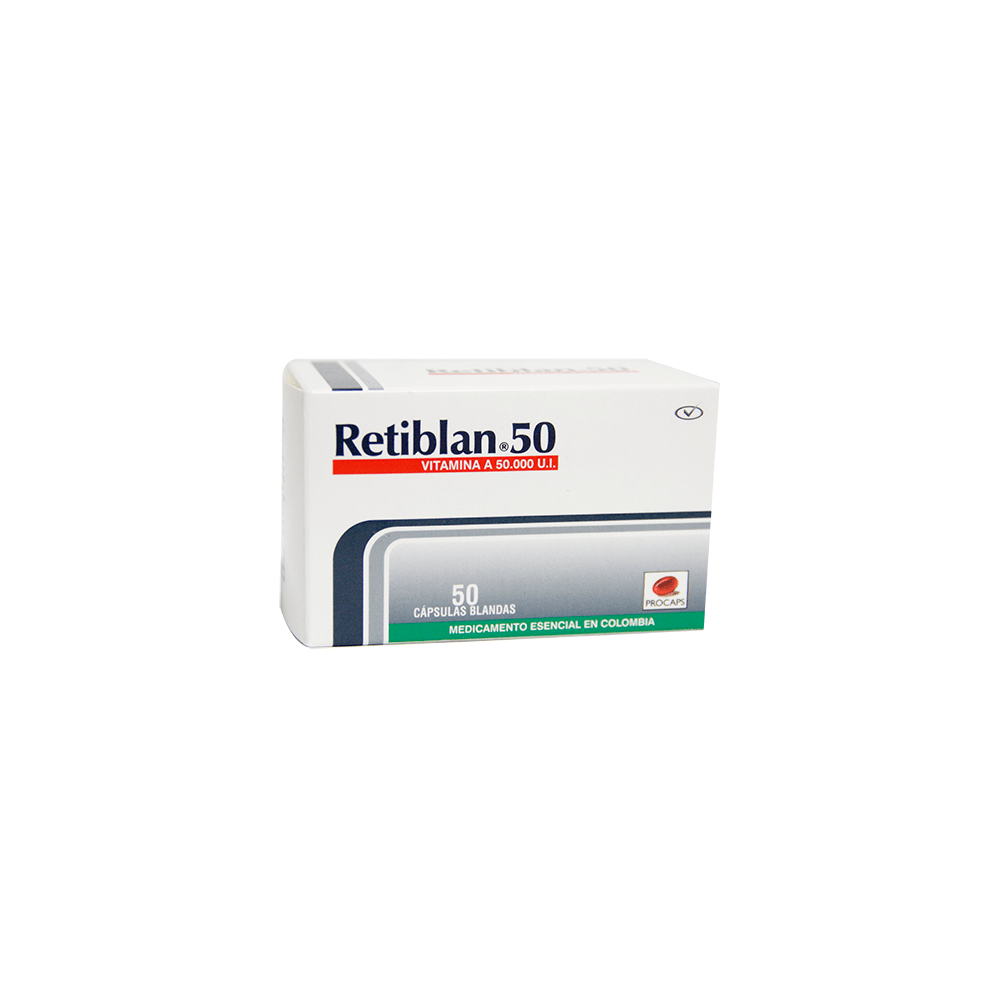 RETIBLAN 100.000UI 50CAP
