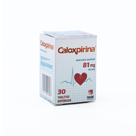 CALOXPIRINA 81MG X 30 TAB CALOX