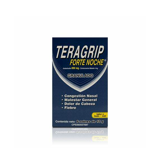 TERAGRIP FORTE NOCHE 6 SOBRES DE 10G FARMA