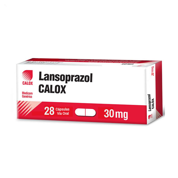 LANSOPRAZOL 30MG X 28 CAPS CALOX