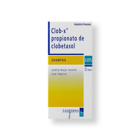CLOB-X SHAMPOO PROPIONATO DE CLOBETASOL 0.05% X 125ML