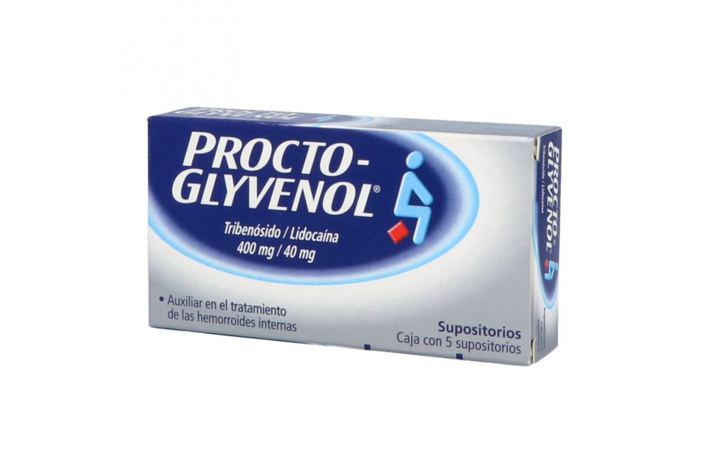 PROCTO-GLYVENOL SUPOSITORIOS x 5 UNIDADES