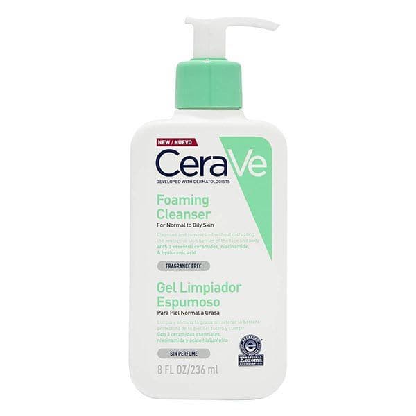 CERAVE GEL LIMPIADOR ESPUMOSO 236ML
