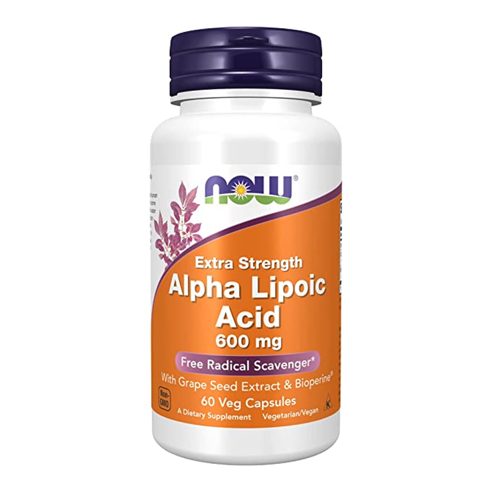 ALPHA LIPOIC ACID 600mg x 60 CÁPSULAS NOW