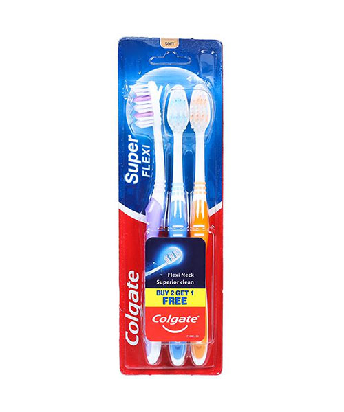 CEPILLO DENTAL SUPER FLEXI COLGATE 3 UNDS