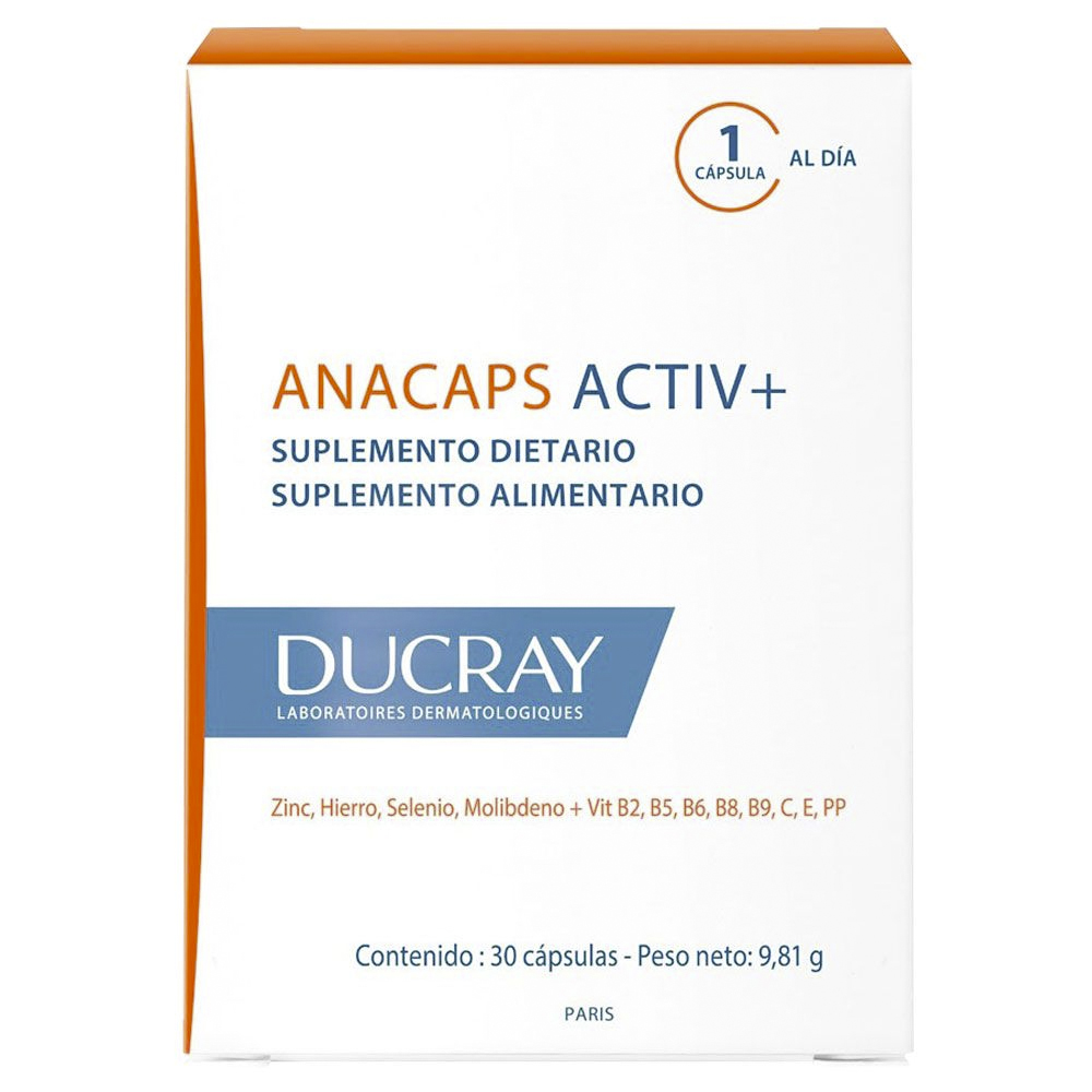 ANACAPS SUPLEMENTO ALIMENTARIO 30 CÁPSULAS DUCRAY