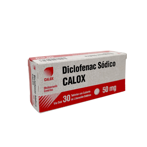 DICLOFENAC SODICO 50MG X 30 TAB CALOX