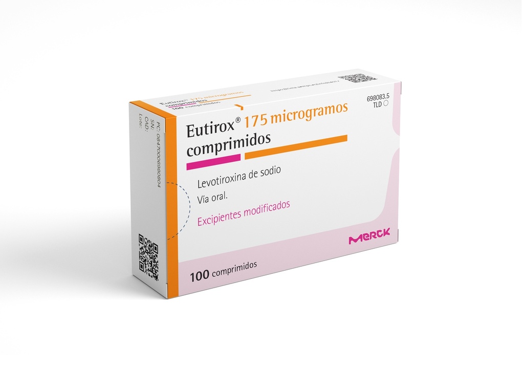EUTIROX 175mcg x 100 COMPRIMIDOS MERCK