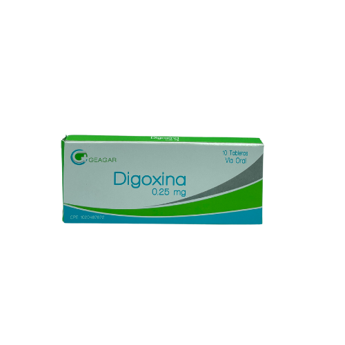 DIGOXINA 0,25MG X 10TAB GEAGAR