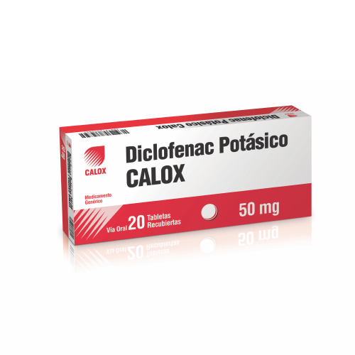 DICLOFENAC POTASICO 50MG X 20 TAB CALOX