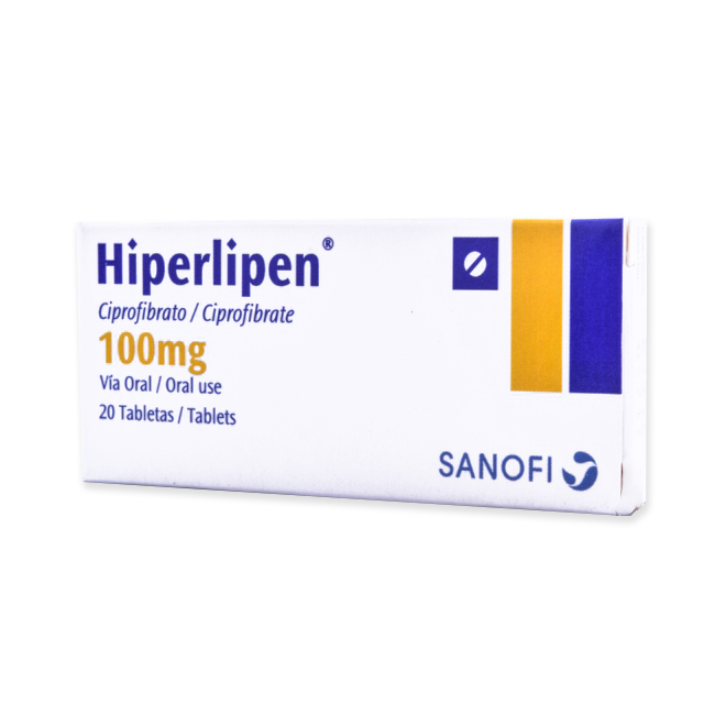 HIPERLIPEN 100MG X 20 TAB SANOFI
