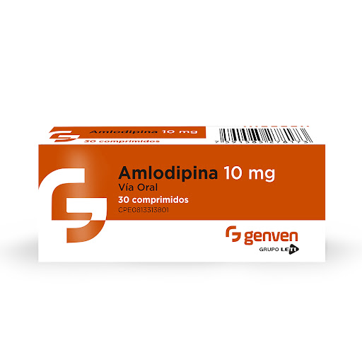 AMLODIPNA 10MG 30COMP GENVEN