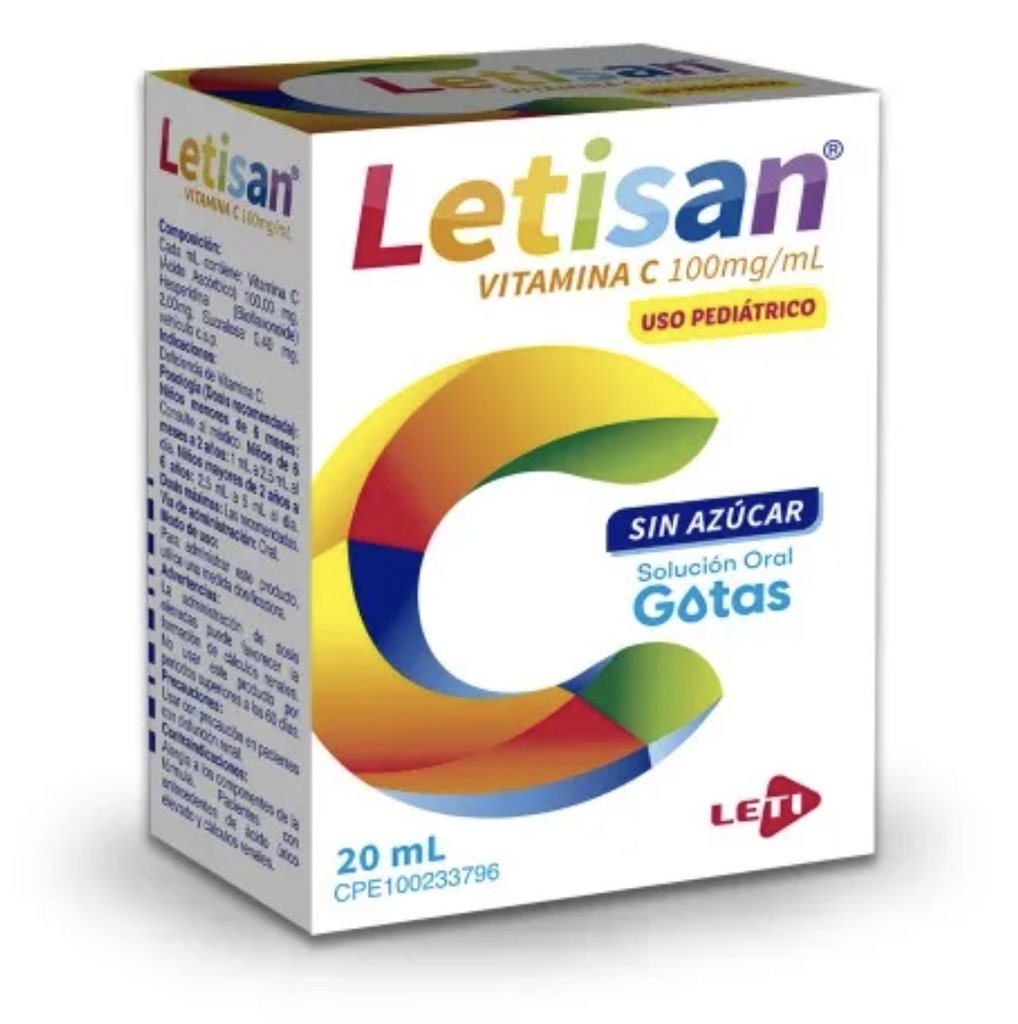 LETISAN PEDIÁTRICO GOTAS 20ML LETI
