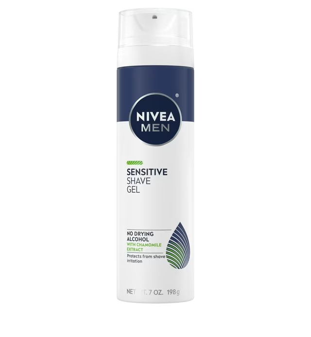 NIVEA MEN SENSITIVE SHAVE GEL 198G