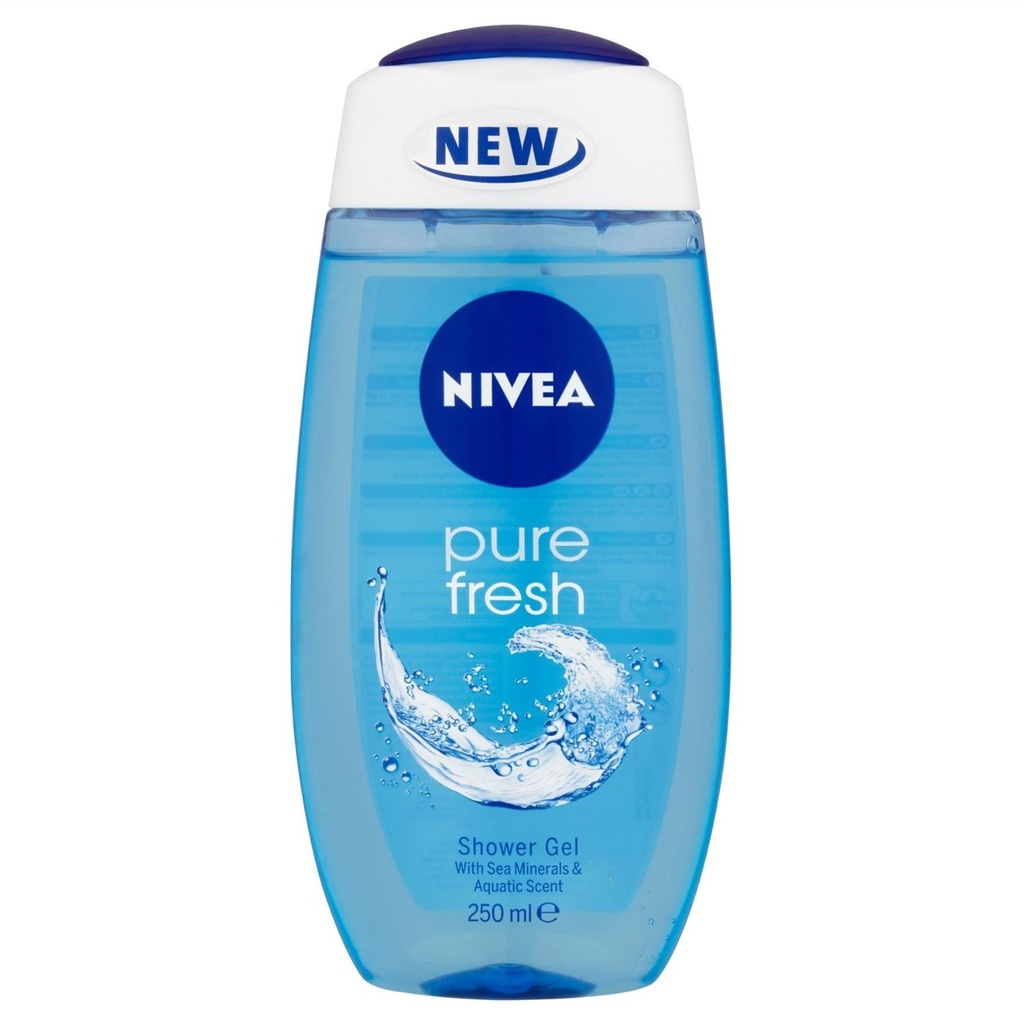 NIVEA FRESH PURE AND SEA MINERALS GEL DE DUCHA 250ML