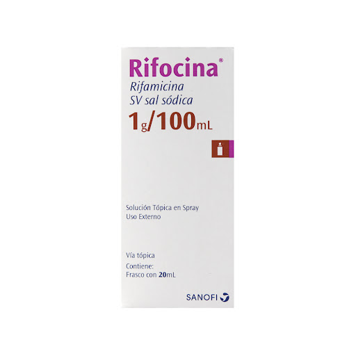 RIFOCINA 1G SOLUCION TOPICA EN SPRAY 20ML SANOFI