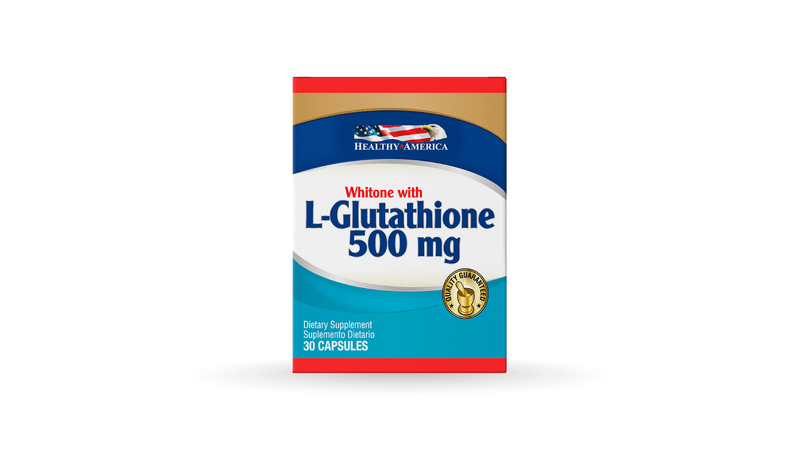 L-GLUTATHIONE 500MG X 30 CAPS HEALTHY AMERICA