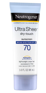 NEUTROGENA ULTRA SHEER BROAD SPECTRUM SPF 70 88ML
