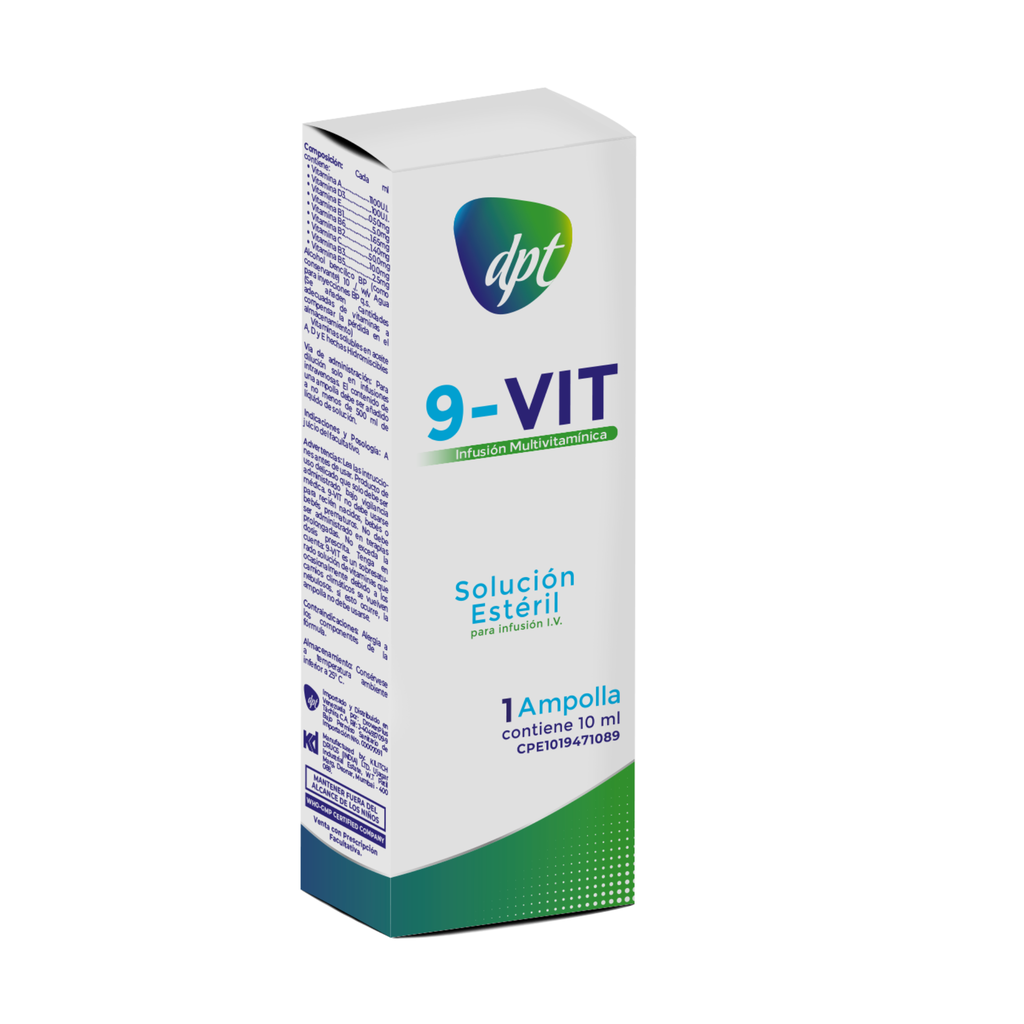9-VIT DPT X 1 AMP 10ML DPT