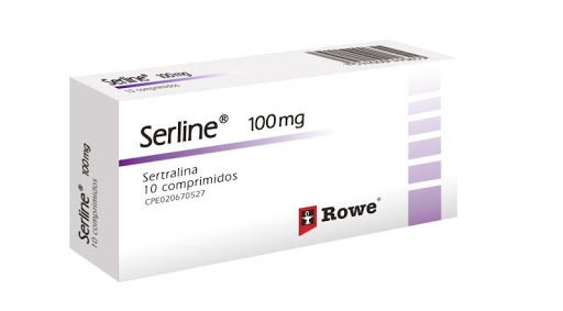 SERLINE 100 MG 10 COMP ROWE