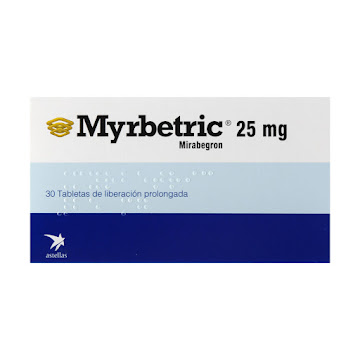 MYRBETRIC LP 25mg x 30 TABLETAS