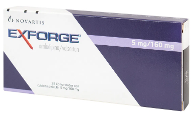 EXFORGE 5/160MG X 28COMP NOVARTIS