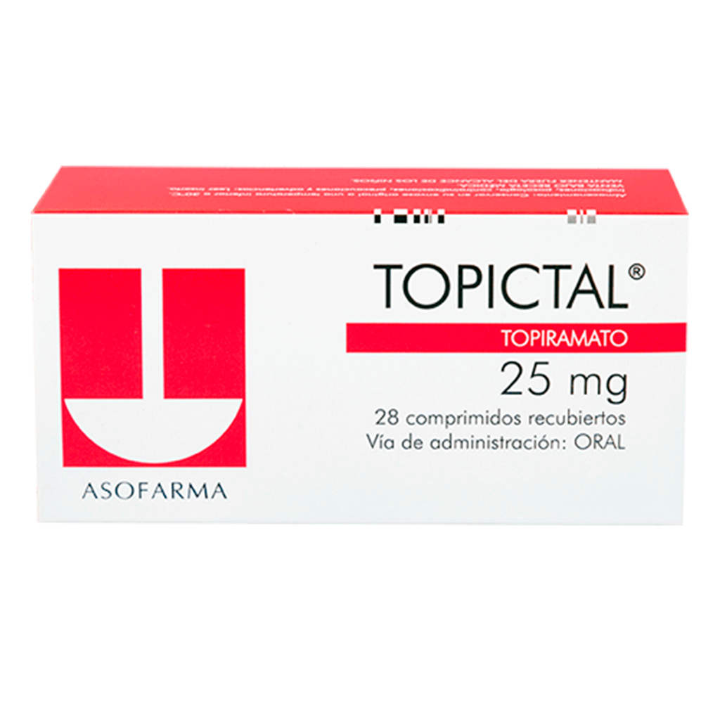 TOPICTAL 25MG X 28 COMP TECNOFARMA