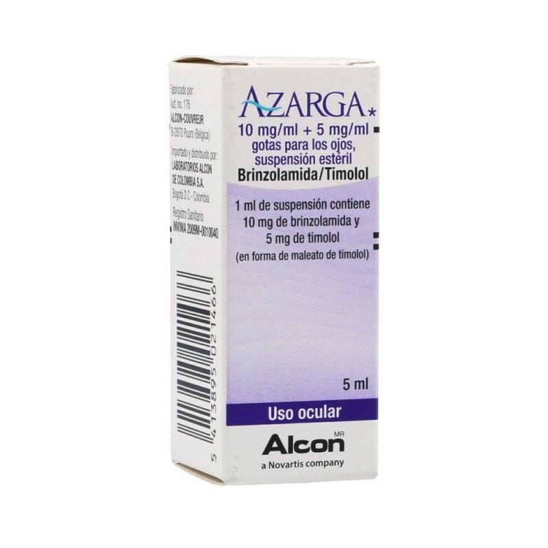AZARGA 10/5MG  USO OCULAR 5ML NOVARTIS