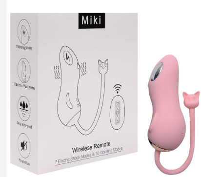 MIKI WIRELESS REOMTE 7 ELECTRIC SHOCK AND 10 VIBRATING MODES