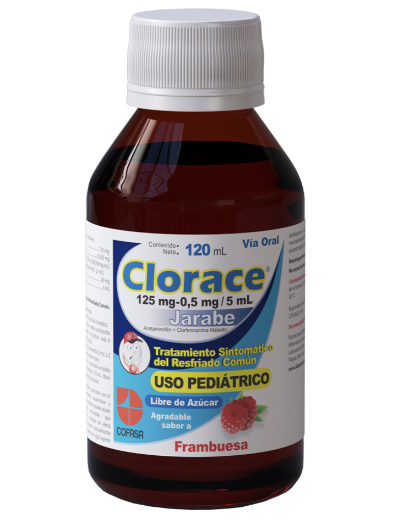 CLORACE JARABE PEDIÁTRICO 120ML COFASA