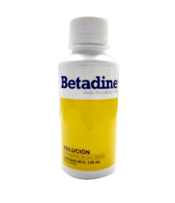 BETADINE SOLUCION 10% 120ML