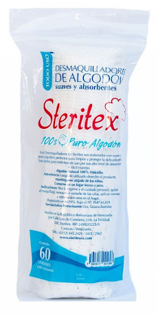STERILEX DESMAQUILLADORES DE ALGODÓN X 60 UND