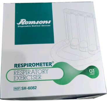 ROMSONS RESPIROMETER RESPIRATORY EXERCISER 01 UNIT