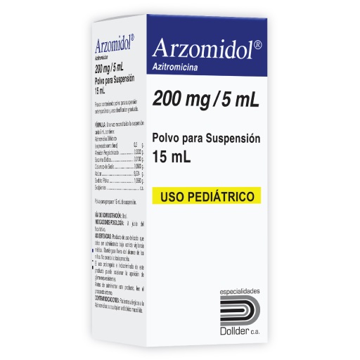 ARZOMIDOL 200MG/5ML POLVO SUSP