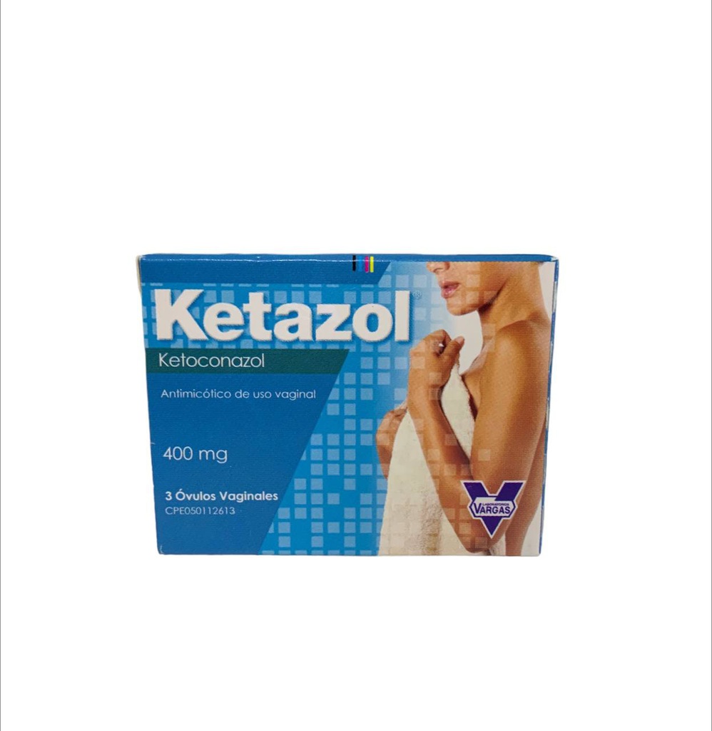 KETAZOL 400MG X 3 OVULOS VAGINALES  VARGAS