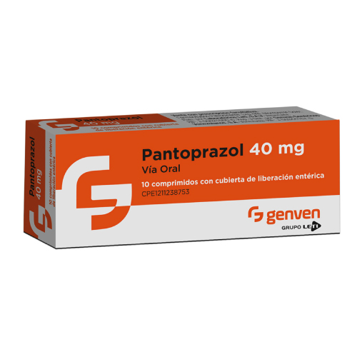 PANTOPRAZOL 40MG 10TAB GENVEN