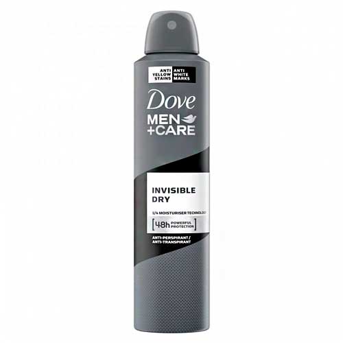 DOVE MEN + CARE INVISIBLE DRY SPRAY 48H 250ML