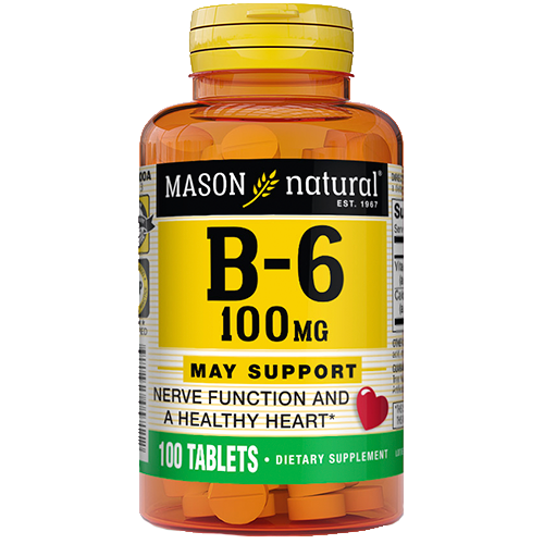 B6 100MG X 100TAB MASON NATURAL